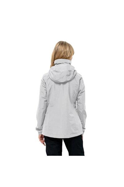 Jack Wolfskin Stormy Point 2L Jkt W Women's Gray Outdoor Jacket