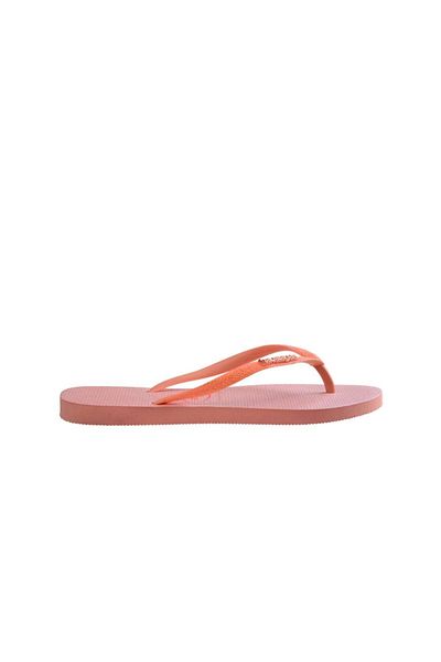 Havaianas Iridescent Peach Rose Slim Glitter Women's Peach Slippers