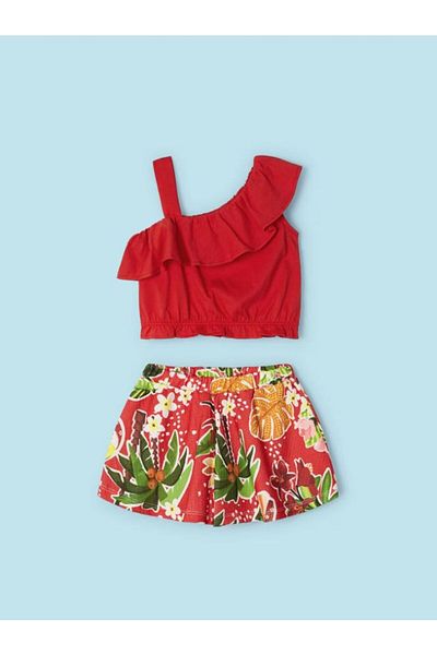MAYORAL Blouse and Shorts Set for Girls - Set of 2 3262