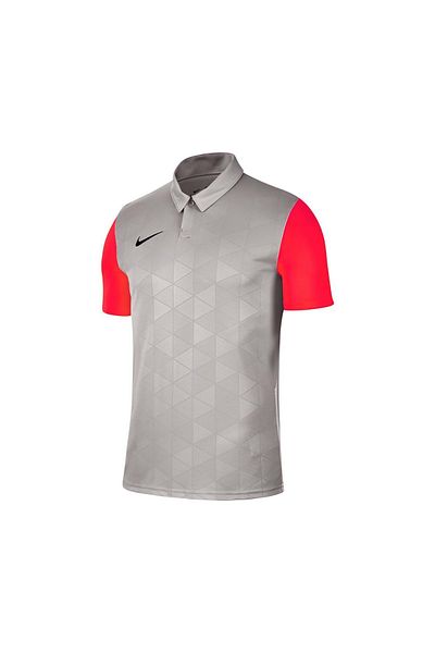 Nike Men's Polo Neck Gray T-Shirt - Jersey Trophy IV BV6725