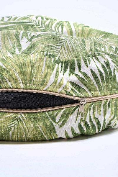 Yogabu Buckwheat Shell Filled Meditation Cushion-Forest
