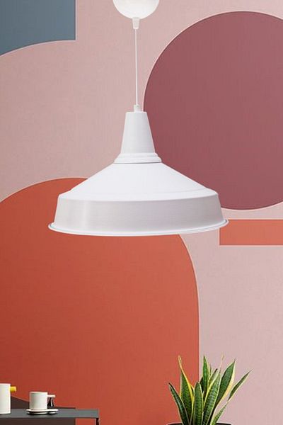 Bamyum White Nobility Single Chandelier Retro Pendant Lamp Patisserie Cafe Living Room Hall Hall Chandeliers