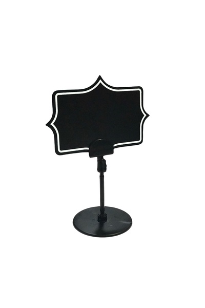 MT PVC Yazılıp-Silinebilen Ayaklı Siyah Yıldız Fiyat Etiketi 5 Ad./Pk.