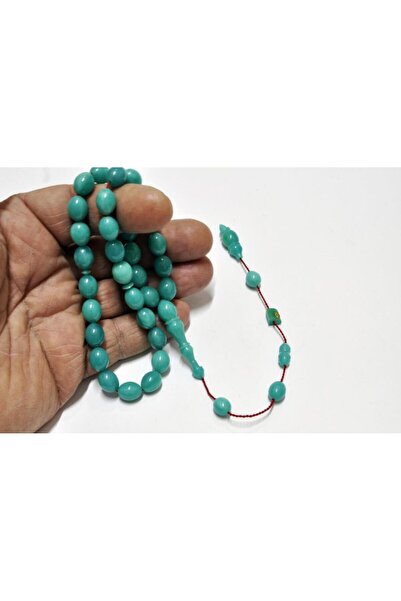 Tespihci Dayı Squeeze Prayer Beads Turquoise Color (Khr -10810)
