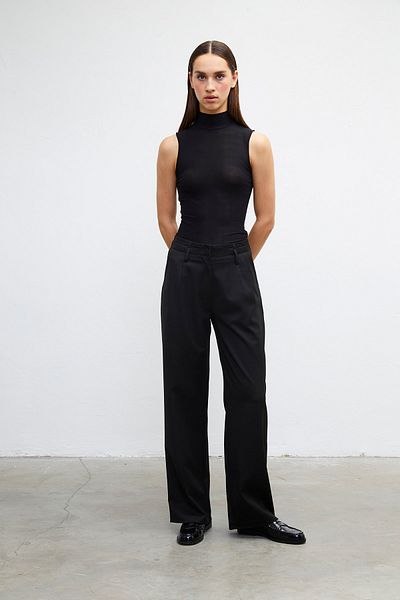 VATKALI Locker geschnittene Hose mit doppelter Taille