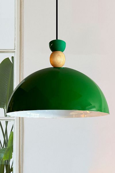 Bamyum Yimpi Green Chandelier - Single Pendant Lamp Patisserie, Living Room, Kitchen, Hairdresser, Cafe Lamp Decorative Lighting