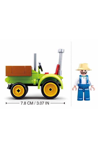 Sluban Lego 080 Piece Town Tractor