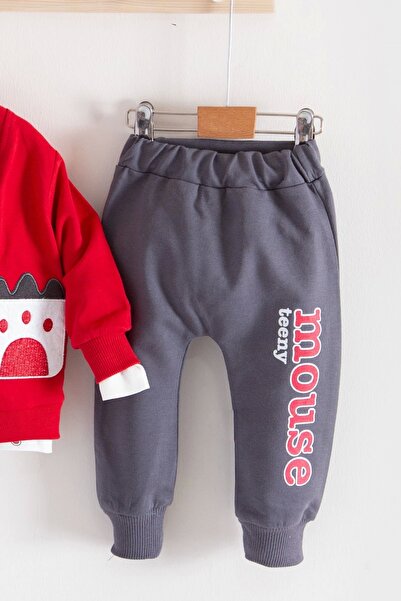 Babydonat Mause 3-Piece Baby Boy Set with Shirt Collar