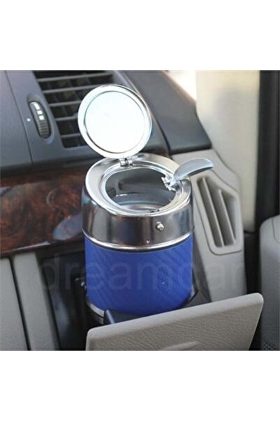 Dreamcar Metal Küllük Mavi Karbon Otomatik Kapaklı 0700904