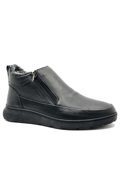 Kids Club Shoes Hammer Jack 818-8123-M Μαύρες ανδρικές μπότες - μαλλί εσωτερικά