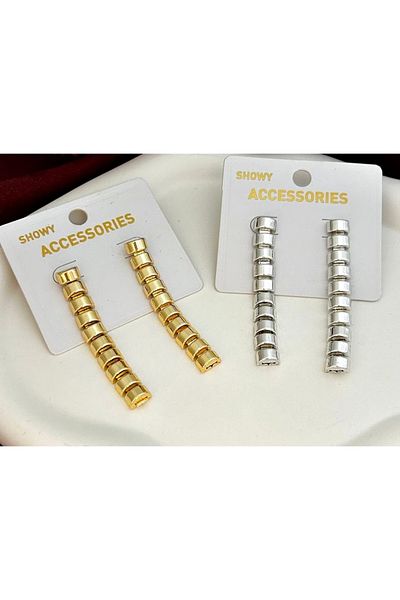 mos&more Long Design Dangle Women's Earrings