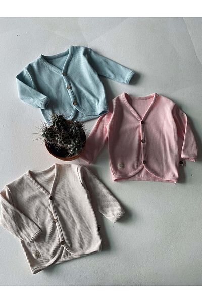 rg kidsstore Unisex Baby Cardigan - Button Detailed