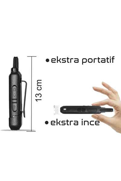 Mars Çaycı Kahveci Telsizi Kulaklık Dahil Set