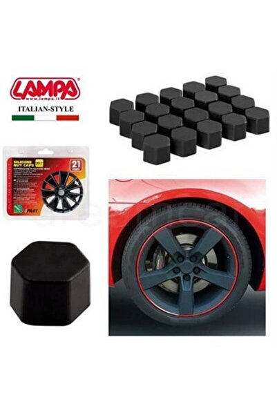 Pilot Lampa Pilot 21mm Siyah Mat Silikon Bijon Kapağı 20 Ad 02246