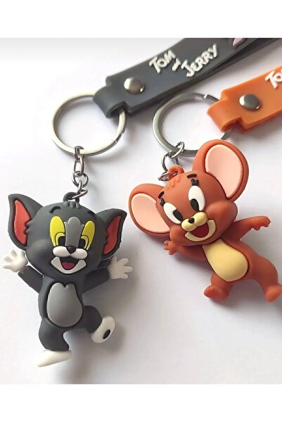 Tom And Jerry 3d Pair, Keychain 2 Pieces