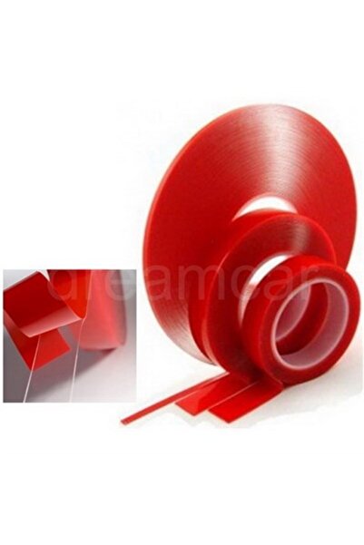 Genel Markalar Akrilik Şeffaf Süper Güçlü Çift Taraflı Bant 10mmx5m