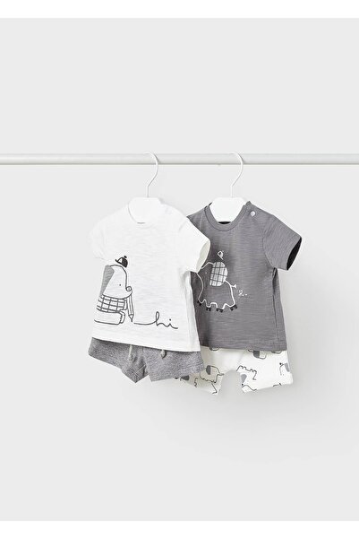 MAYORAL طقم صيفي للأطفال الأولاد مكون من 4 قطع.1621