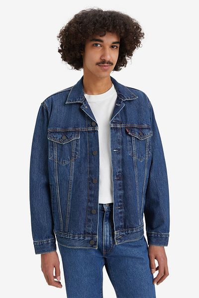 Levi's Ανδρικό μπλε τζιν μπουφάν Relaxed Fit Trucker - 001TP-0002