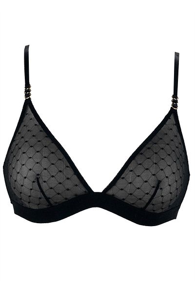 Magic Form 1795 Women's Spongeless and Underwire Bra-black