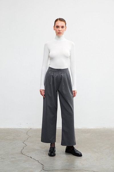 VATKALI Pleated High Waist Trousers