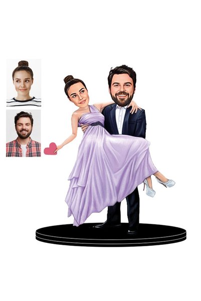wonderlike Kişiye Özel Bay 3d Ahşap Biblo,sevgiliye Hediye,doğum Günü Hediyesi,