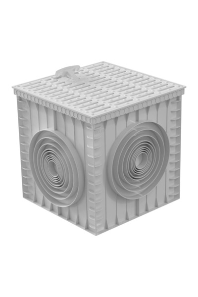 LUX WARES 50X50 IZGARA KAPAKLI PLASTİK RÖGAR (MENHOL) KUTUSU