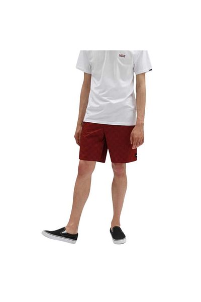 Vans Vintage βαμβακερό σορτς κόκκινο μαγιό