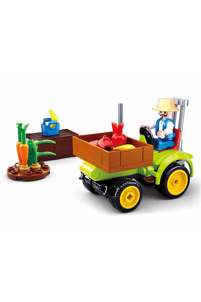 Sluban Lego 080 Piece Town Tractor