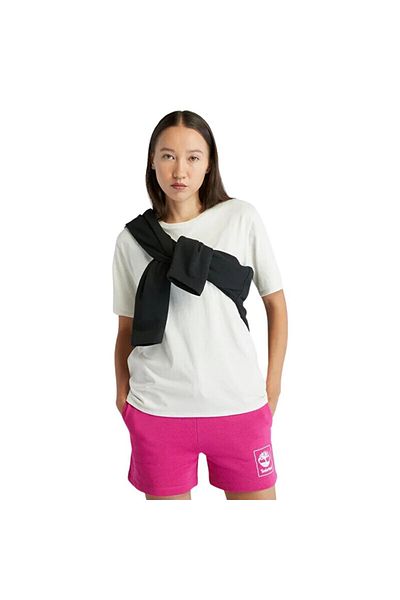 Timberland Tricou cu mânecă scurtă Tee Vintage White pentru femei