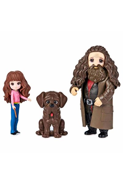 Wizarding World Harry Potter World, Magical Minis Hermione And Hagrid, Accumulable Toy Figures And Creature