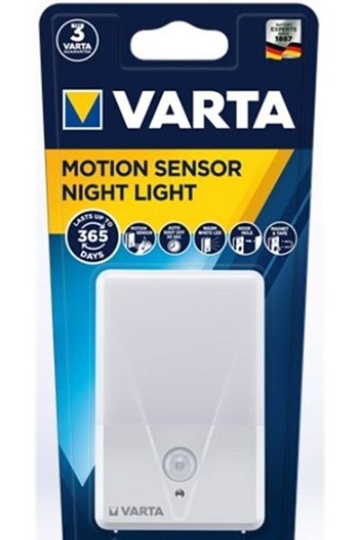 Varta مستشعر الحركة Gece Işığı Hareket Sensörlü Led Lamba 3 Adet Aaa Pil