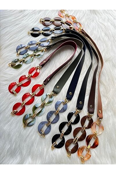 FastHobiMalzeme Suni Deri Akrilik Örgü Çanta Ve Deri Çanta Sapı Açık Yeşil (1AD)