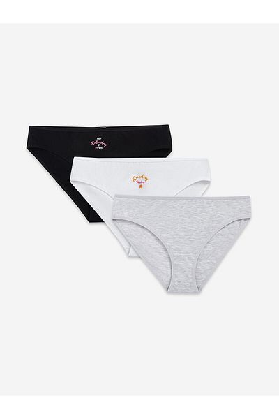 LC Waikiki Lw - Printed Bikini Panties 3 Pack