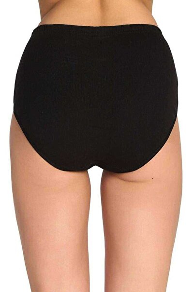 FrereConception 2 Pieces Women's High Waist Bato Thick Rubber Panties Black