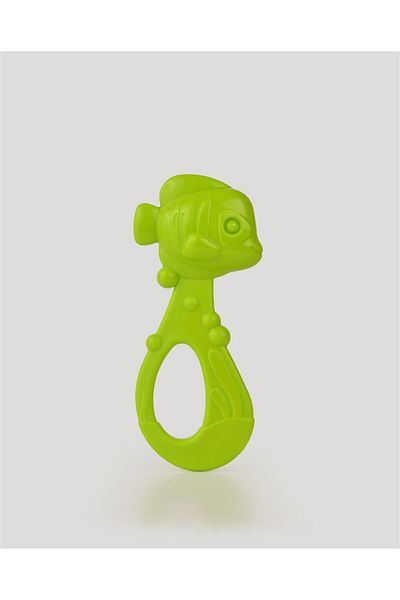 lets be child Lc Double Color Fish Rattle Green