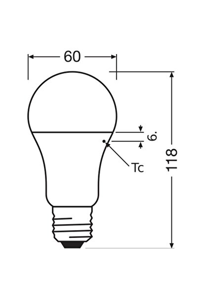 Osram Led Value 10W Beyaz Işık E-27 Ampul 1055 lm 3 lü Paket
