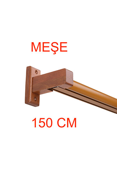 di'mora by ağbaht züc. Monaco Ahşap Başlıklı 2 Kanallı Alüminyum Dekoratif Ra...
