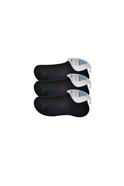 CPU ELEKTRONİK Black Men's Invisible Socks 3 pairs