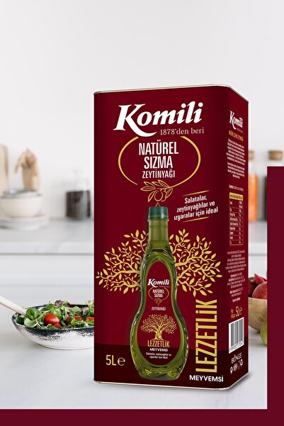 Komili Sızma Meyvemsi Zeytinyağı 5 Lt Teneke