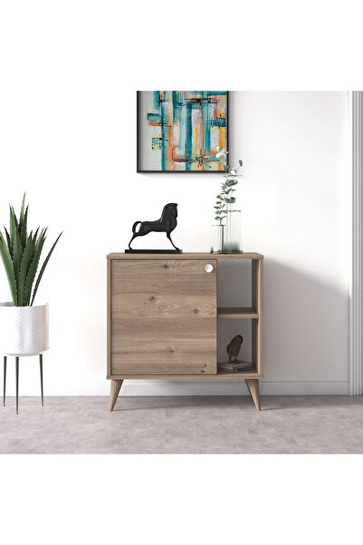 Ruum Store By Doğtaş Vega Tek Kapaklı Raflı Çok Amaçlı Dolap Meşe