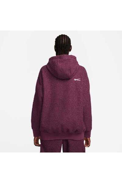 Nike NSW Collection Sherpa Hoodie OVERSİZE Kadın Sweatshirt ... !!!!!( GENİŞ KALIP)!!!!