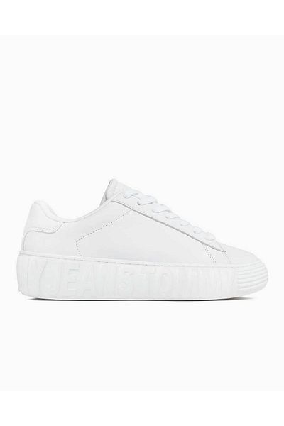 Tommy Hilfiger Leather Cupsole Low Top Sneakers