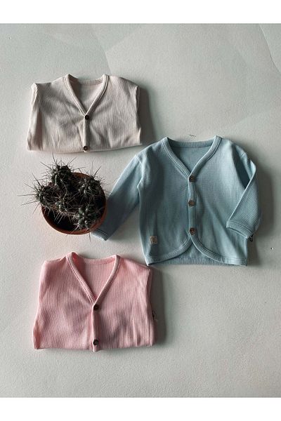 rg kidsstore Unisex Baby Cardigan - Button Detailed