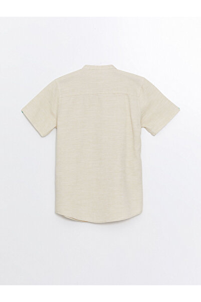 LC Waikiki Chlapecká košile s krátkým rukávem LCW Judge Collar