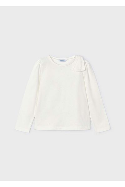 MAYORAL Tricou pentru fete alb
