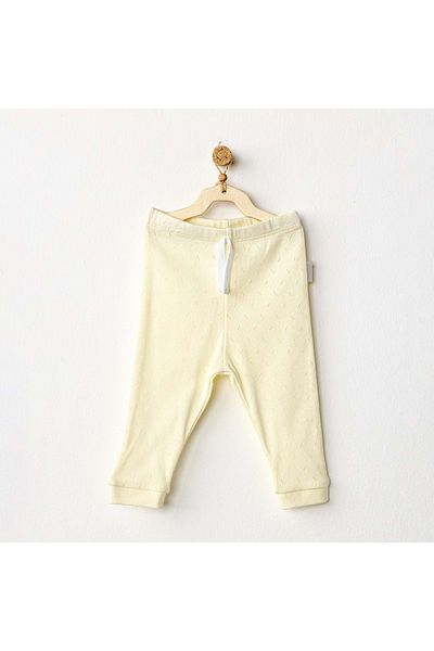 andywawa Ac24707 Jacquard Bebek Pantolon Yellow