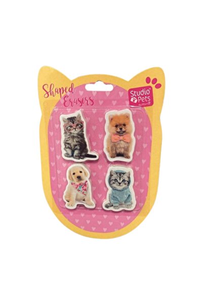 Generic Brand STUDIO PETS PT-783 blist set od 4 gumica za brisanje za mačke i...