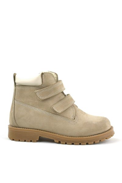 Rakerplus Παιδικές μπότες Neson Γνήσιο Δερμάτινο Mink Velcro