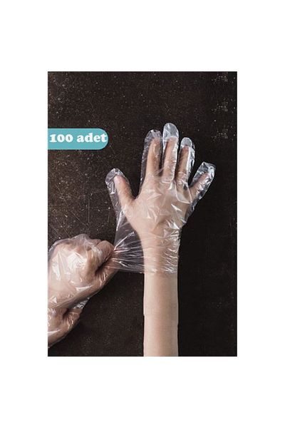 ModaCar Disposable Transparent Gloves 100 Pieces
