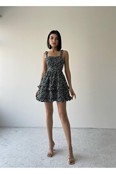 conconmoda Freya Bağcık Askı Mini Elbise